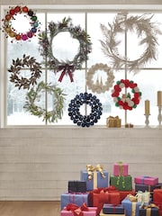 Metallic Leaf Christmas Wreath - Image 3 of 3