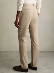 Reiss Stone Pitch Slim Fit Washed Cotton Blend Chinos - Image 5 of 6