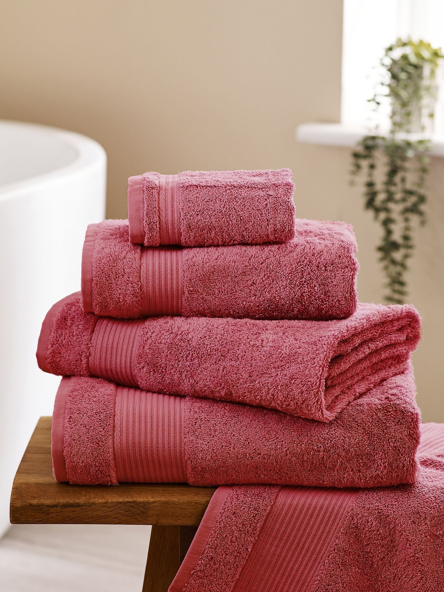 Pink Faded Rose Egyptian 100 Cotton Towel