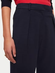 Jigsaw Blue Crosshatch Logan Trousers - Image 4 of 5