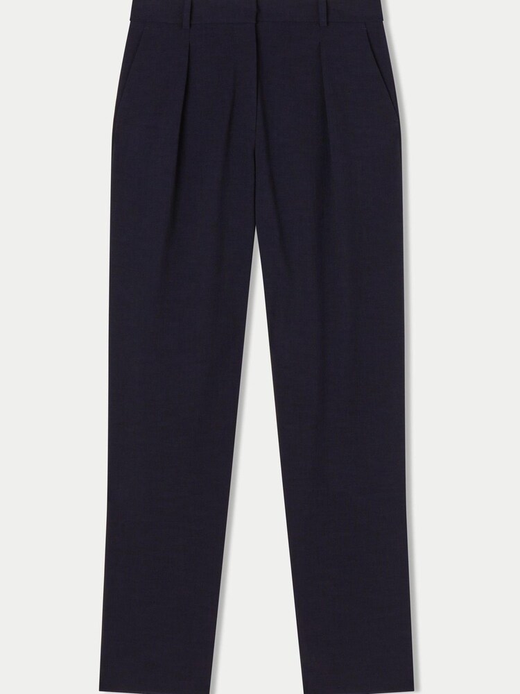 Jigsaw Blue Crosshatch Logan Trousers - Image 5 of 5 Jigsaw Blue Crosshatch Logan Trousers - Image 5 of 5