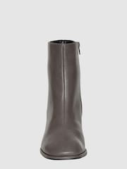 Evans Brown Extra Wide Fit Bruce Ankle Boots - Image 4 of 5