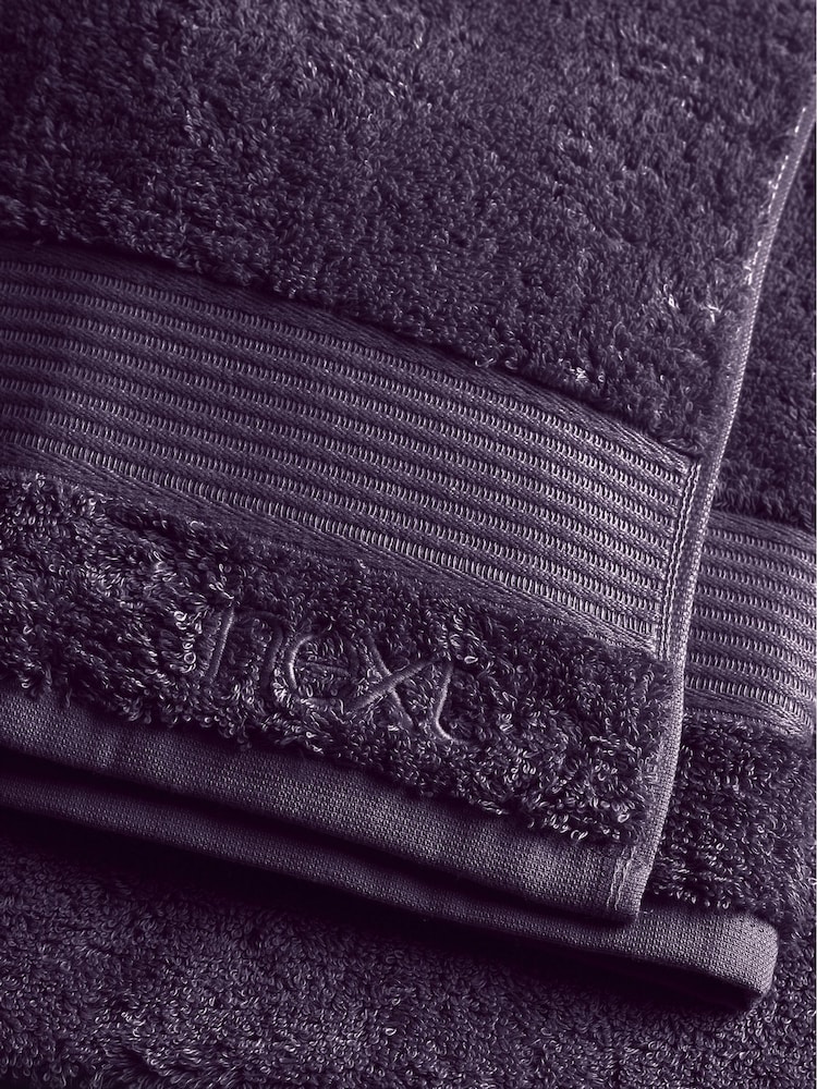 Purple Plum Egyptian Cotton Towel - Image 2 of 5