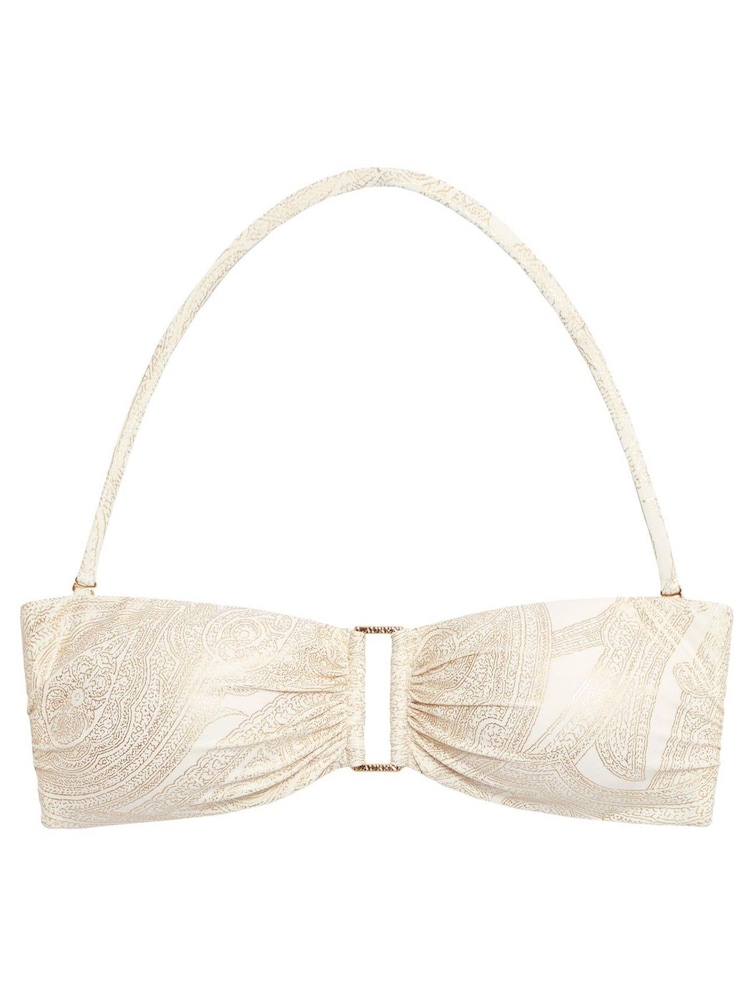 Lauren Ralph Lauren Gold Ring Bandeau Bikini Top - Image 5 of 5 Lauren Ralph Lauren Gold Ring Bandeau Bikini Top - Image 5 of 5