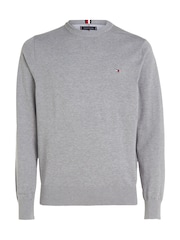Tommy Hilfiger Grey 1985 Crew Neck Jumper - Image 4 of 6