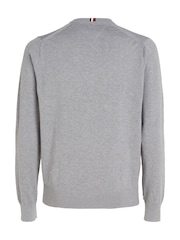 Tommy Hilfiger Grey 1985 Crew Neck Jumper - Image 5 of 6