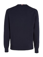 Tommy Hilfiger Blue 1985 Crew Neck Jumper - Image 5 of 6