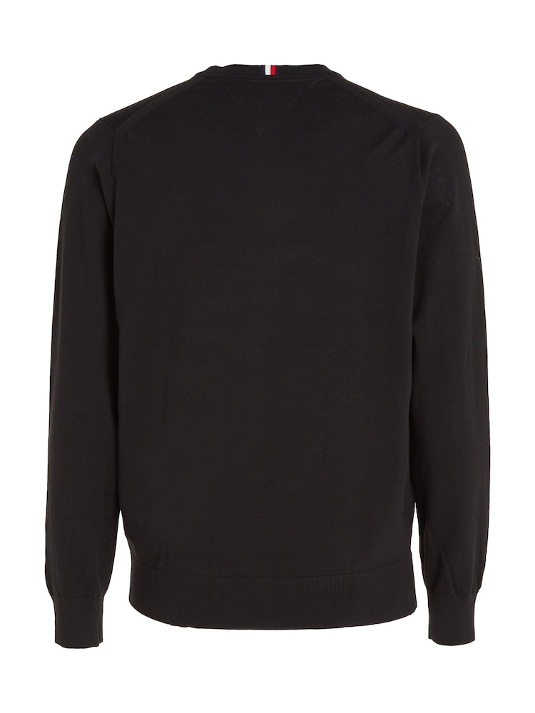 Negro - Suéter de cuello redondo 1985 de Tommy Hilfiger - Image 5 of 6