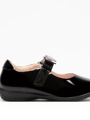 Lelli Kelly Rainbow Heart Removeable Charm Dolly Black Shoes - Image 1 of 6