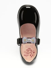 Lelli Kelly Rainbow Heart Removeable Charm Dolly Black Shoes - Image 4 of 6