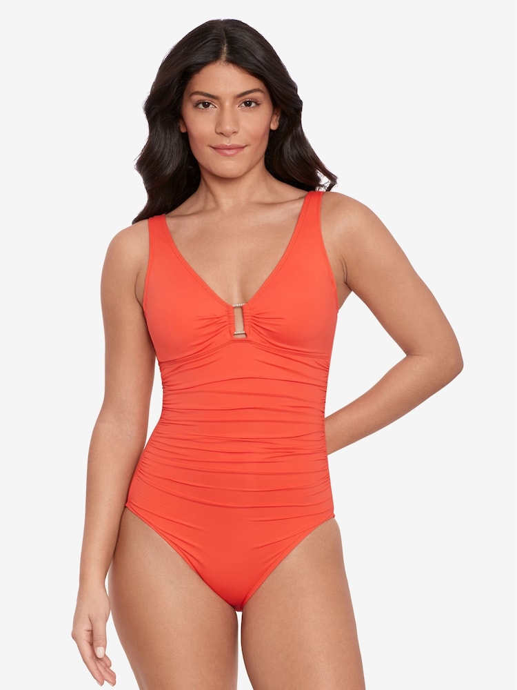 Ralph Lauren Orange Ring Swimsuit - Image 1 of 4