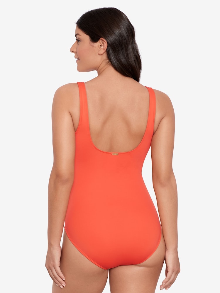 Ralph Lauren Orange Ring Swimsuit - Image 2 of 4
