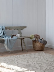 Laura Ashley Natural Cleavers Wool Rug - Image 1 of 4