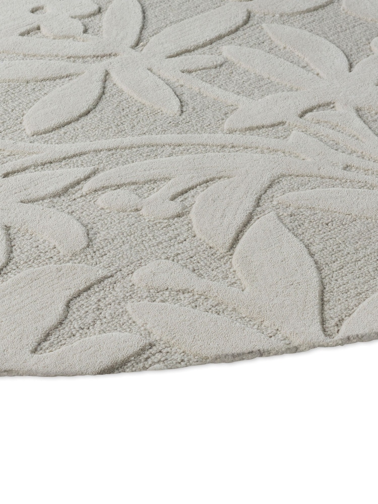 Laura Ashley Natural Cleavers Wool Rug - Image 2 of 4