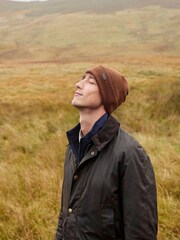 Barbour® Tan Brown Healey Beanie Hat - Image 1 of 1