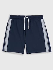 Mornarsko modre fantovske kratke hlače za na plažo z logotipom Calvin Klein - Slika 1 iz 1