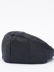 Barbour® Navy Wax Flat Cap - Image 1 of 2