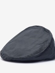 Barbour® Navy Wax Flat Cap - Image 2 of 2