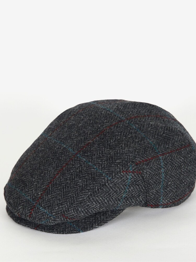 Barbour® Charcoal Grey Charcoal Grey Cairn Flat Cap - Image 1 of 5