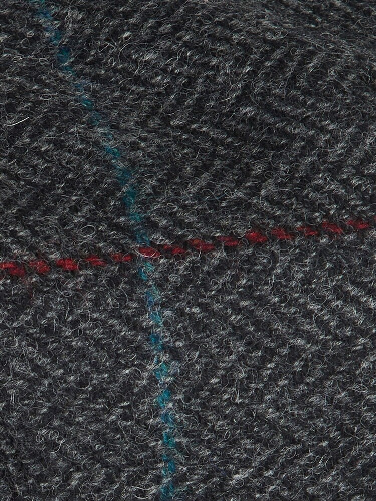 Barbour® Charcoal Grey Charcoal Grey Cairn Flat Cap - Image 5 of 5