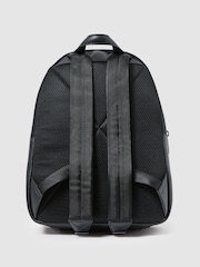 Reiss Dark Navy Drew Neoprene Zipped Backpack - Image 4 of 5