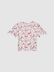 Reiss Multi Tally Printed Cotton T-Shirt - Image 2 of 6