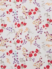 Reiss Multi Tally Printed Cotton T-Shirt - Image 6 of 6
