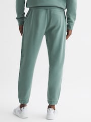 Reiss Fern Green Ali Garment Dye Joggers - Image 5 of 6