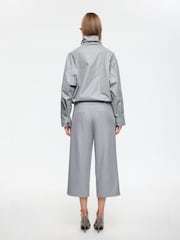 Lioness Silver Shoreline High Neck Cropped Windbreaker - Image 5 of 5