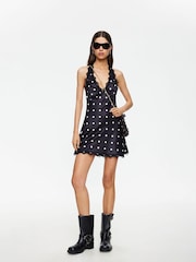 Lioness Black Harmony Sheer Lace Midi Dress - Image 2 of 5