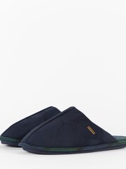 Barbour® Navy Blue Foley Mule Slippers - Image 2 of 6