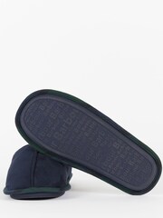 Barbour® Navy Blue Foley Mule Slippers - Image 5 of 6
