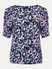 Phase Eight Blue Sasha Jersey Top - Image 6 of 6