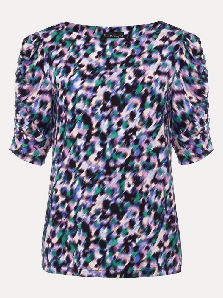 Phase Eight Blue Sasha Jersey Top - Image 6 of 6