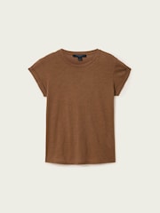 AllSaints Brown Anna T-Shirt - Image 7 of 7