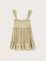 AllSaints Green Angela Dress - Image 6 of 6