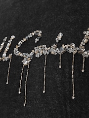 AllSaints Black Chains Pippa Sweatshirt - Image 8 of 8