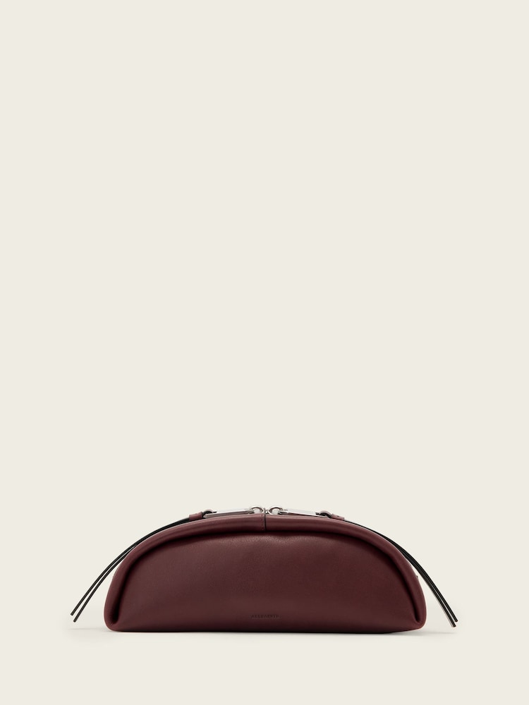 AllSaints Red Rosalie Pouch - Image 1 of 4