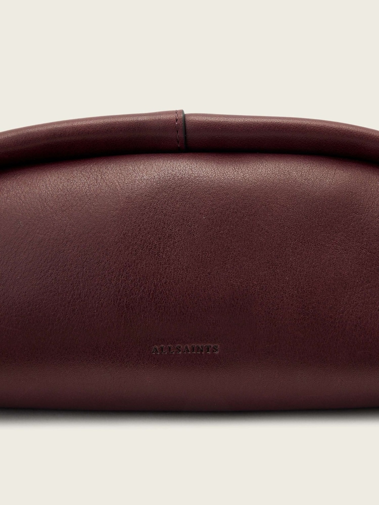 AllSaints Red Rosalie Pouch - Image 4 of 4