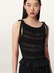 AllSaints Black Lotus Top - Image 3 of 6