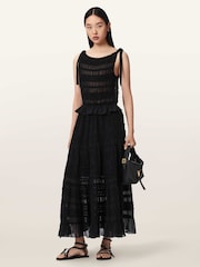 AllSaints Black Lotus Top - Image 5 of 6