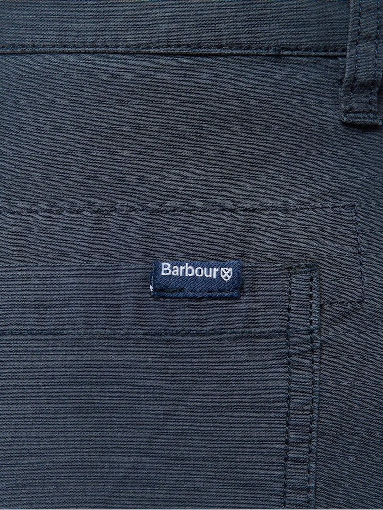 Barbour® Navy Ripstop Relaxed Fit Cargo Trousers - Image 6 of 6
