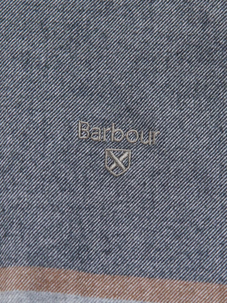 Barbour® Grey Iceloch Tartan Check Long Sleeve Cotton Shirt - Image 6 of 6