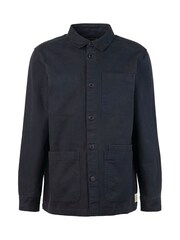 Barbour® Navy Chesterwood Workwear Shacket Overshirt - Image 7 of 7