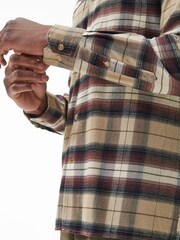 Barbour® Stone Askrigg Check Long Sleeve Shirt - Image 6 of 8