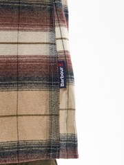 Barbour® Stone Askrigg Check Long Sleeve Shirt - Image 7 of 8