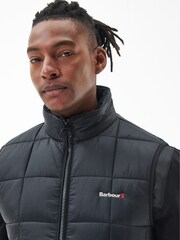 Barbour® Black Fell Borg Fleece Hybrid Gilet - Image 4 of 7