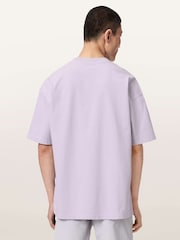 AllSaints Purple Xander Short Sleeve Crew Neck T-Shirt - Image 2 of 6