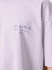 AllSaints Purple Xander Short Sleeve Crew Neck T-Shirt - Image 5 of 6