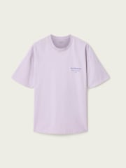 AllSaints Purple Xander Short Sleeve Crew Neck T-Shirt - Image 6 of 6